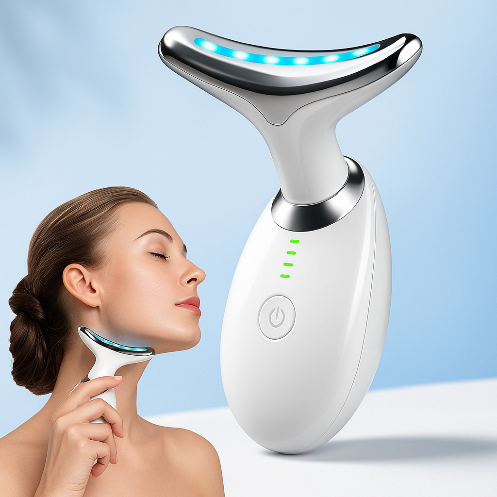 Masažer Za Lice i Vrat – Zategnuta i Sveža Koža Za 7 Dana!