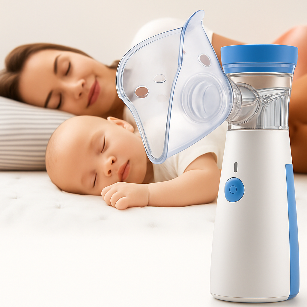 💨Prenosivi Inhalator – Brzo smiruje kašalj i otvara disajne puteve