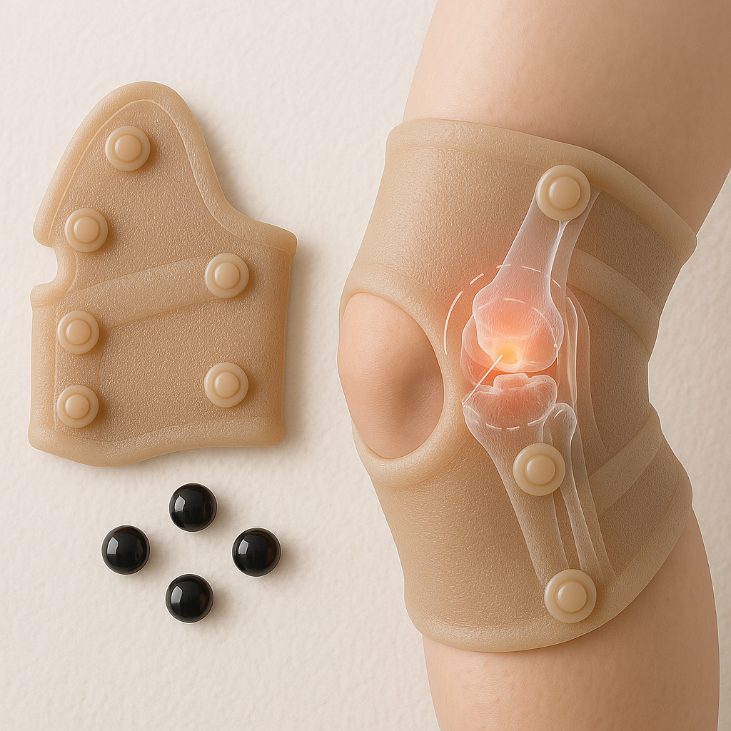 Steznik za Koleno sa Magnetima - Bez Bola i Bez Lekova