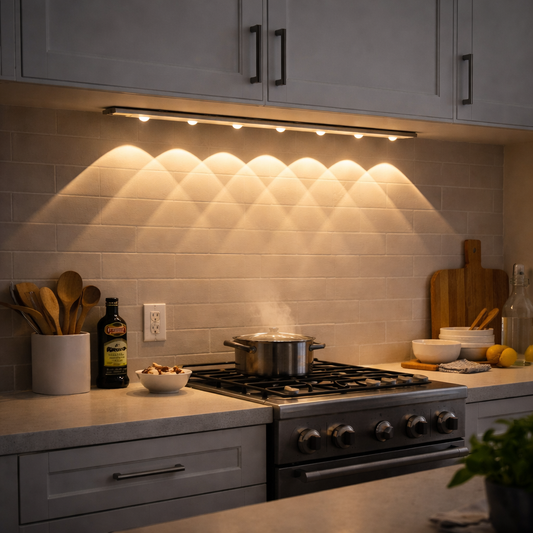 ✨ LED Lampa sa senzorom pokreta – Diskretno Svetlo Koje Daje Luksuzan Izgled Vašem Domu